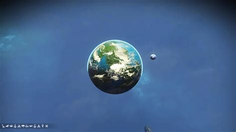 an exact replica of the earth is